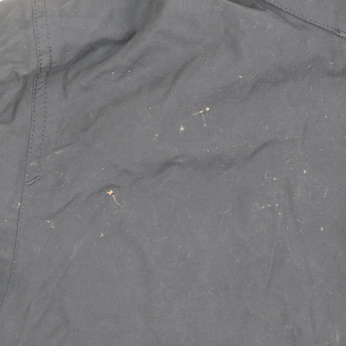 GANT Men's Blue 2XL Parka Jacket Cotton Blend Full Zip Winter Coat