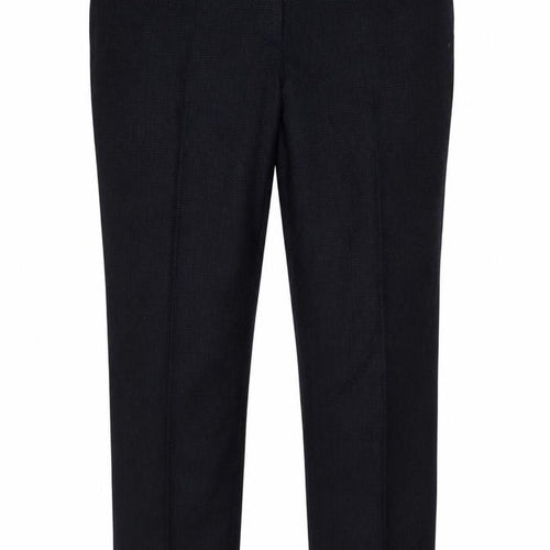 Jigsaw Women's Black Wool Blend Tailored Tapered Trousers UK 12