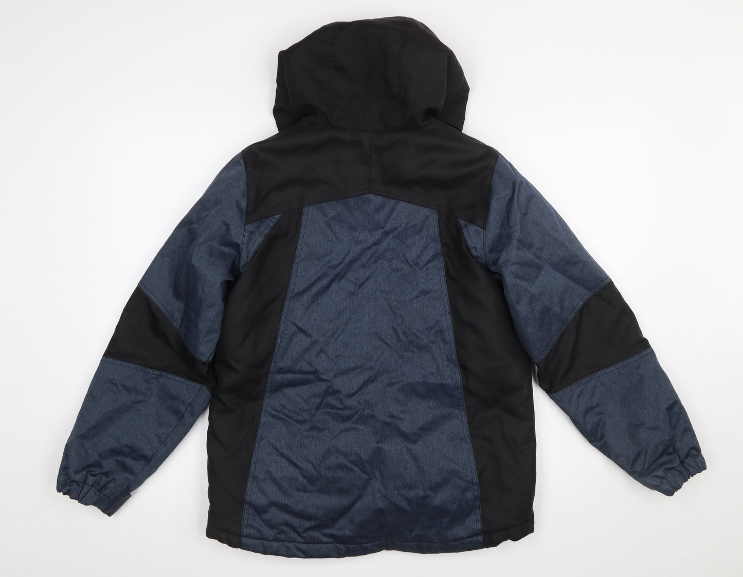 Athletech Boys Blue Hooded Puffer Jacket Lined Waterproof Coat 10-12 Years