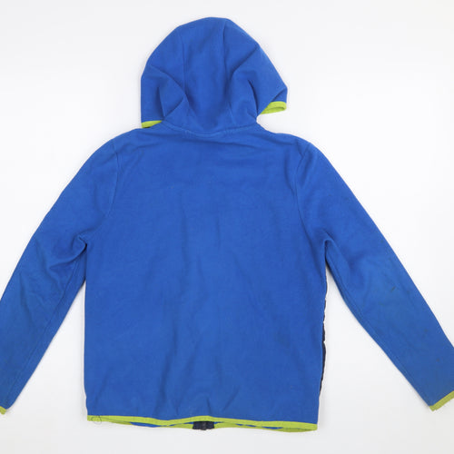 Craghoppers Boys Blue Hooded Puffer Jacket 11-12 Years Outdoor Full Zip