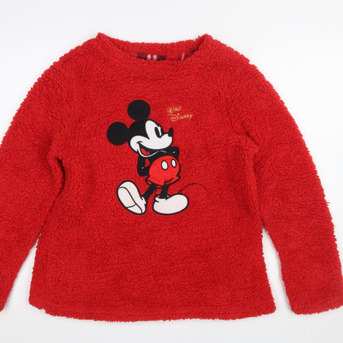 Primark Disney Red Fleece Mickey Mouse Women’s Nightshirt Size 10-12
