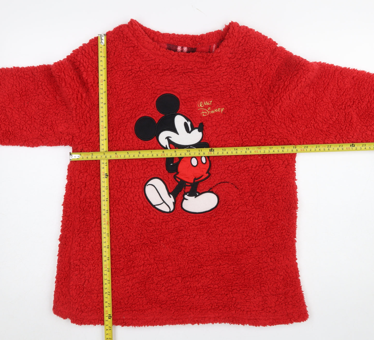 Primark Disney Red Fleece Mickey Mouse Women’s Nightshirt Size 10-12