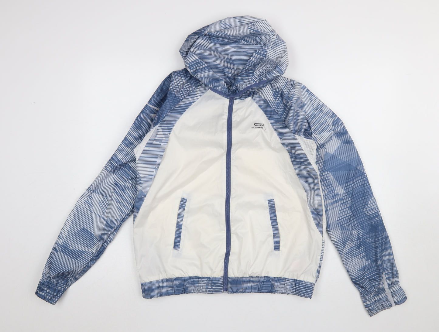 Kalenji Men's Blue XS Lightweight Windbreaker Running Jacket