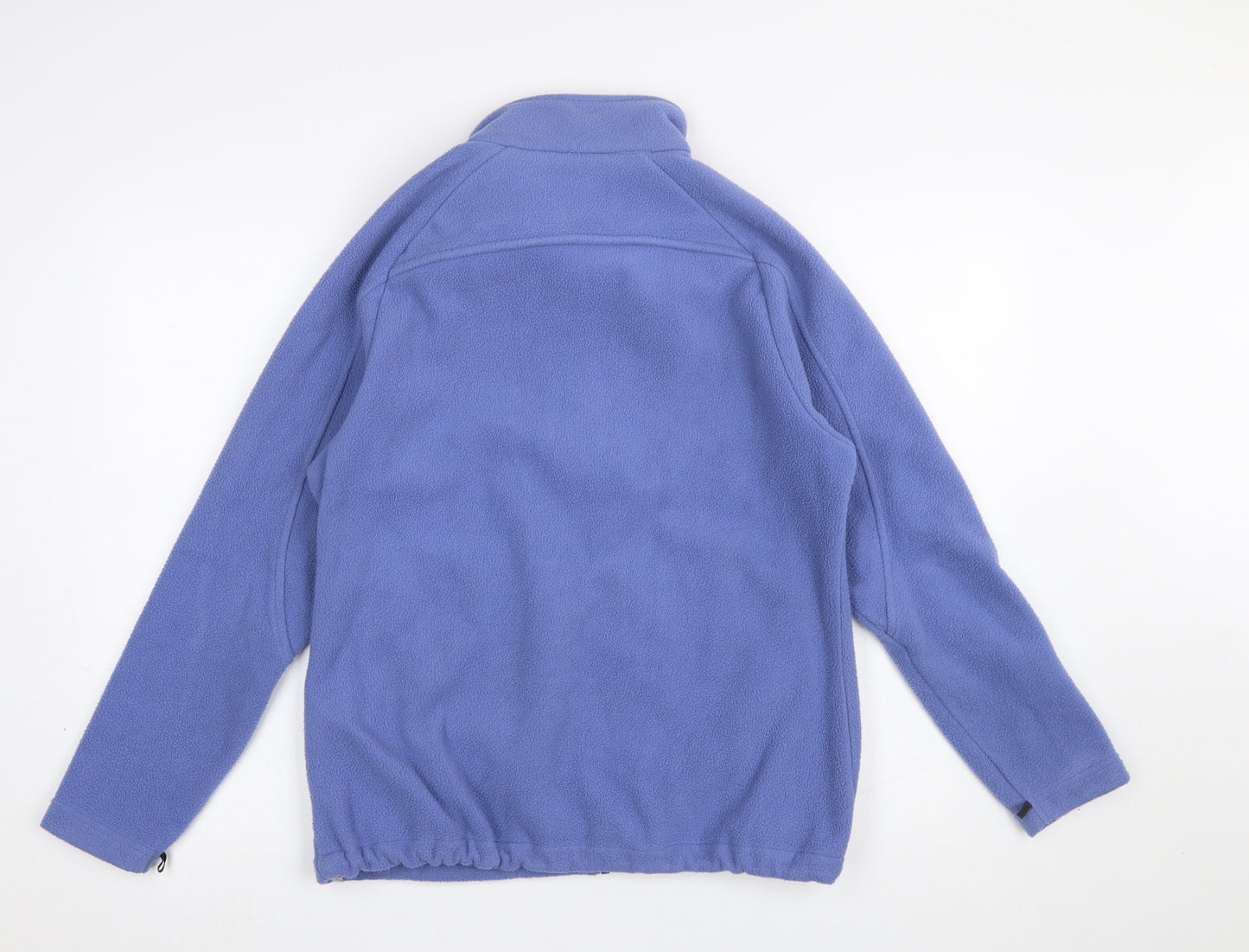 Regatta Women's Blue Fleece Full Zip Jacket Size 12 Regular