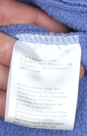 Regatta Women's Blue Fleece Full Zip Jacket Size 12 Regular