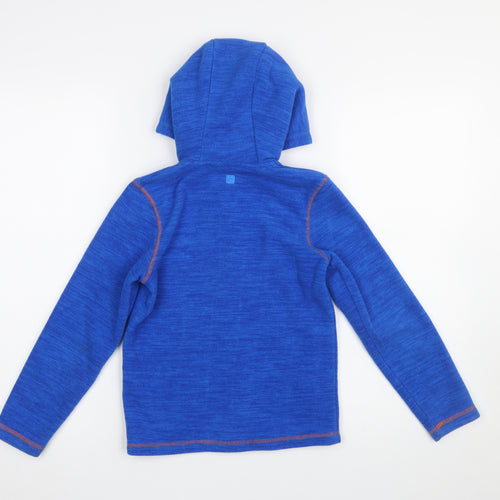 Mountain Warehouse Boys Blue Hooded Full Zip Fleece Jacket 7-8 Years