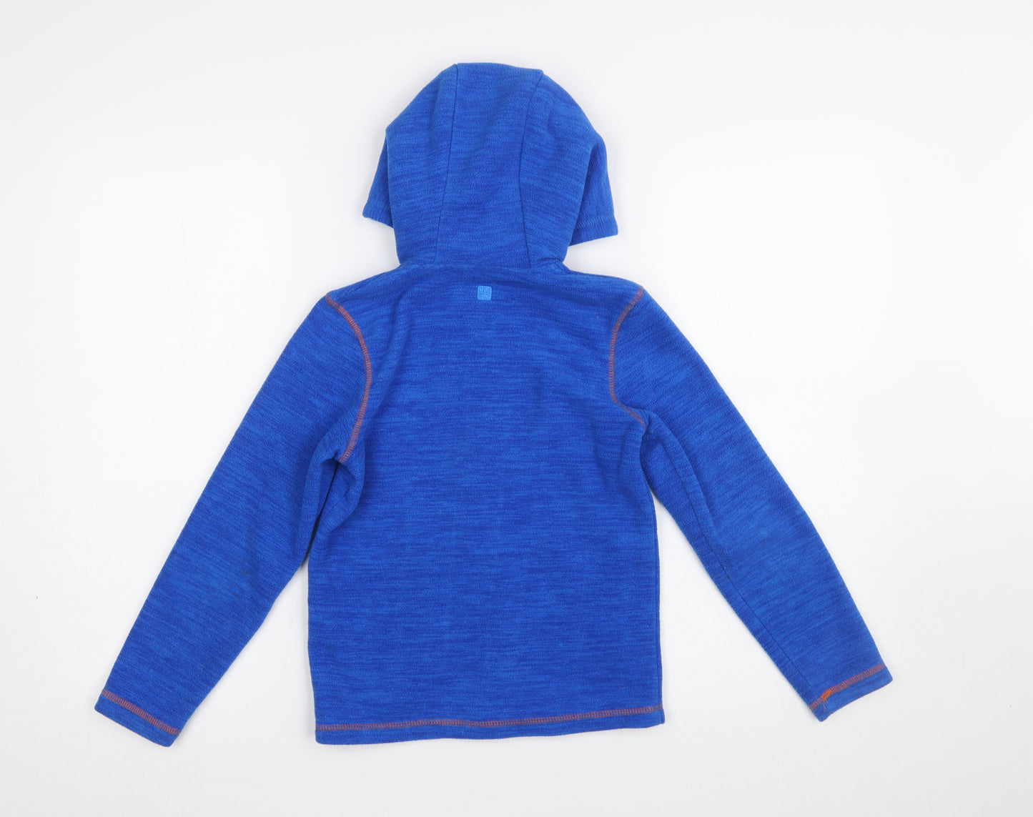 Mountain Warehouse Boys Blue Hooded Full Zip Fleece Jacket 7-8 Years