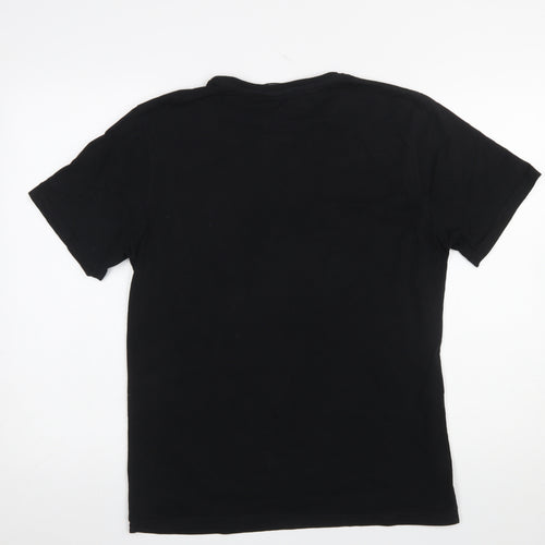 Marvel at George Men's Black Venom Graphic T-Shirt M Cotton Casual