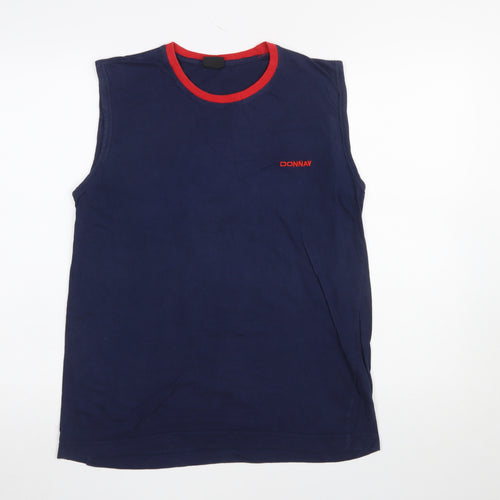 Donnay Men's Navy Blue Sleeveless Tank Top Size M Athletic Fit