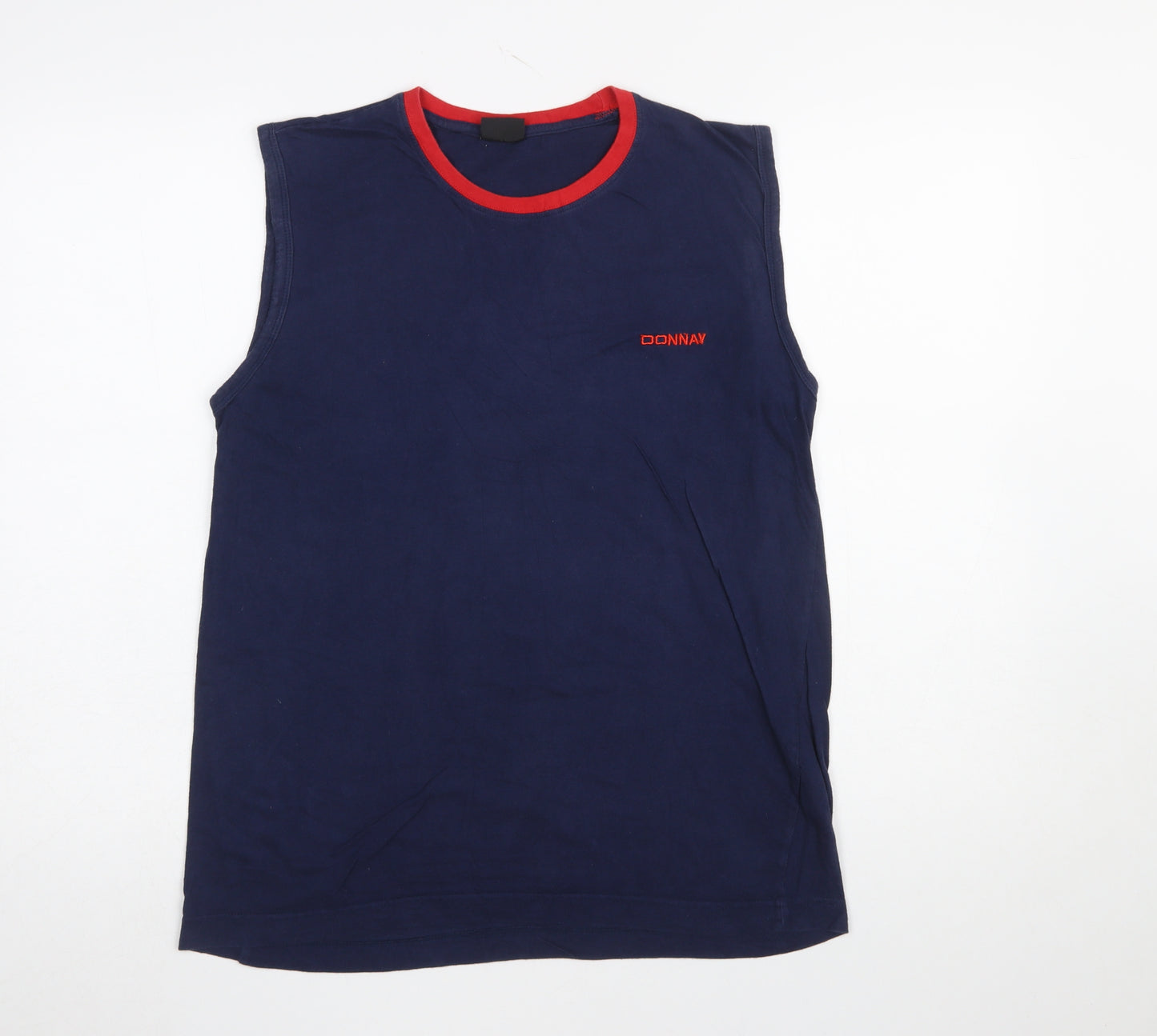 Donnay Men's Navy Blue Sleeveless Tank Top Size M Athletic Fit