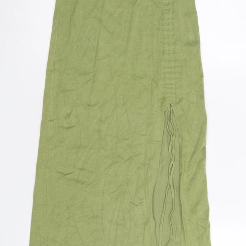 PrettyLittleThing Women’s Green Midi Stretch Skirt Size S