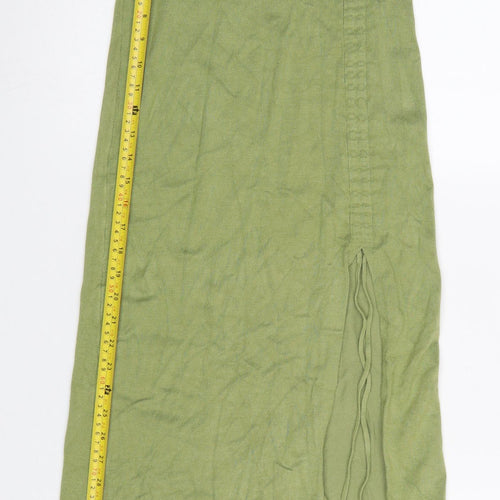 PrettyLittleThing Women’s Green Midi Stretch Skirt Size S