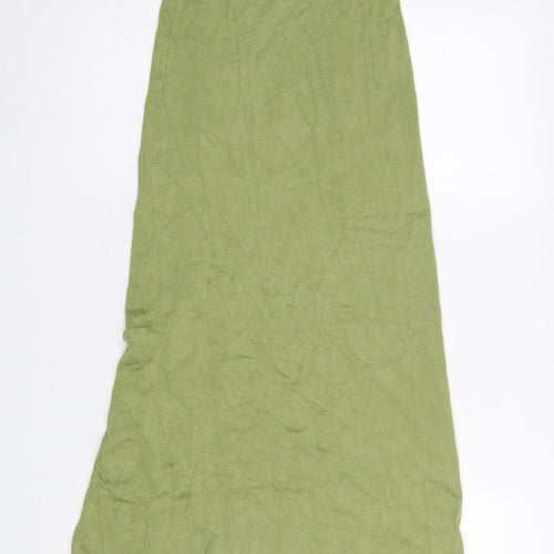 PrettyLittleThing Women’s Green Midi Stretch Skirt Size S