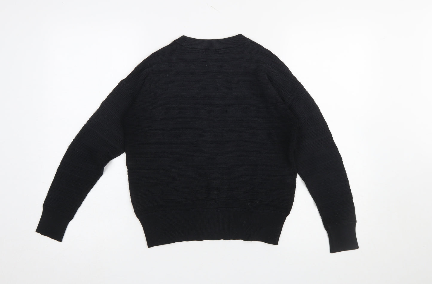 Kin by John Lewis Women's Black Small Crew Neck Knit Jumper