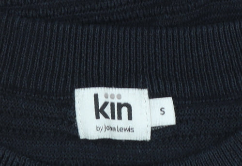 Kin by John Lewis Women's Black Small Crew Neck Knit Jumper