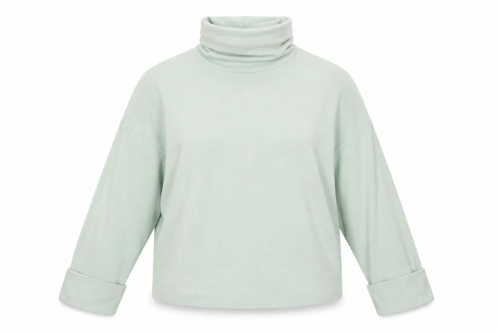 ASOS DESIGN Women's Green Roll Neck Relaxed Fit Jumper UK 10