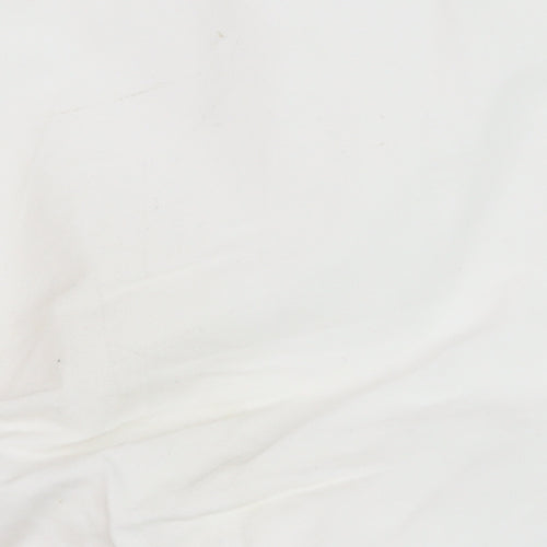 Dunnes Women’s White XS Tapered Cotton Jeans