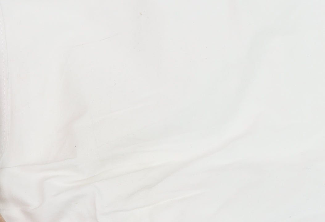 Dunnes Women’s White XS Tapered Cotton Jeans