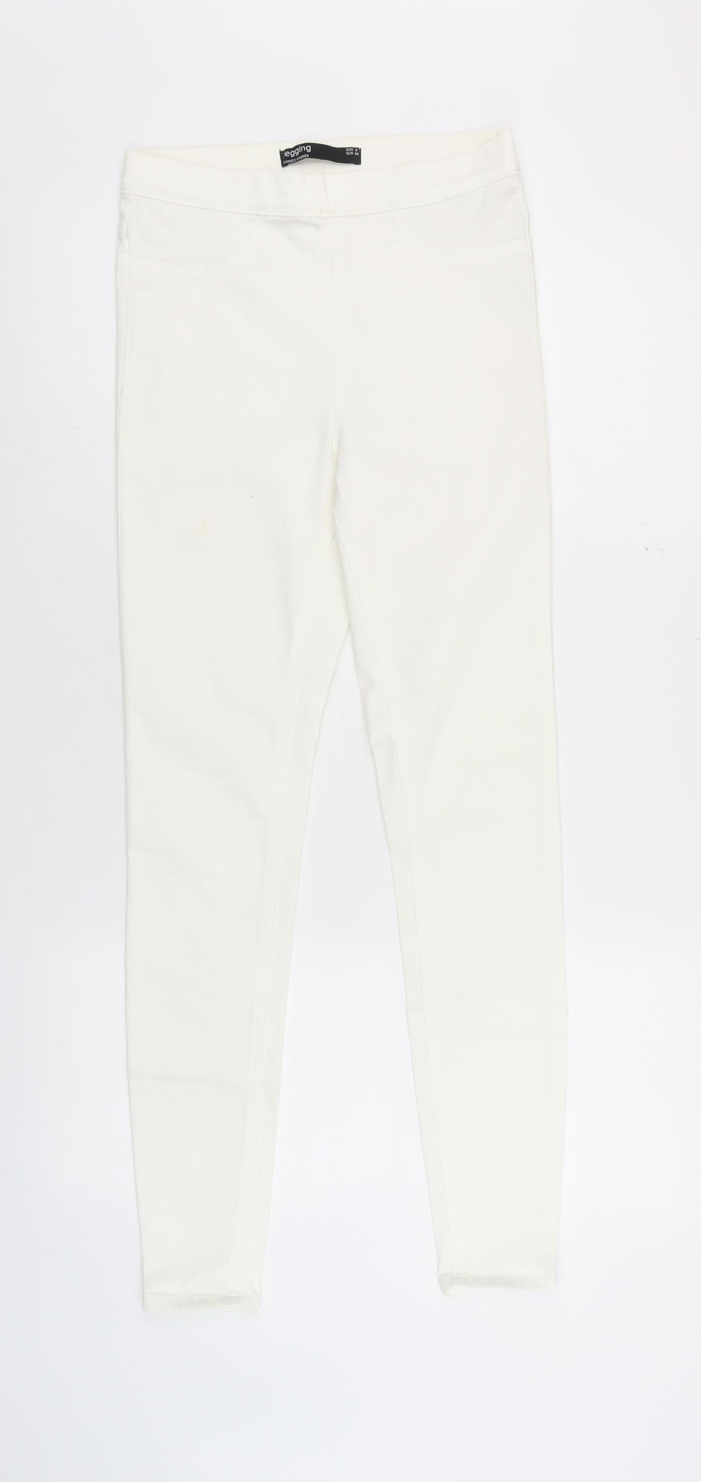 Dunnes Stores Women’s Ivory Jegging Jeans Size 8 Slim Fit