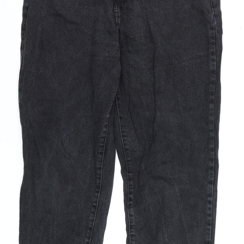 Don't Think Twice Women’s Black Mom Jeans Size 14 Regular Fit