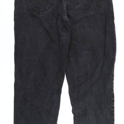 Don't Think Twice Women’s Black Mom Jeans Size 14 Regular Fit