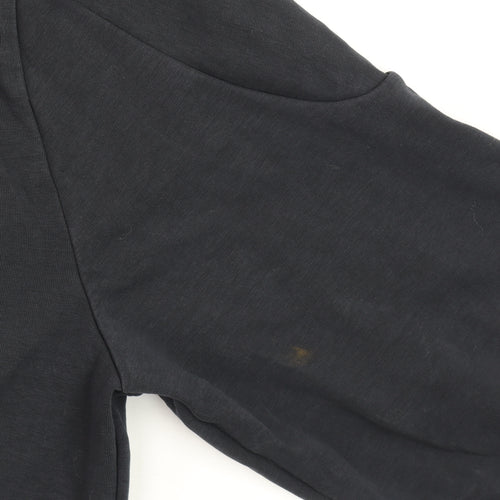 Dunnes Stores Men's Navy 1/2 Zip Mock Neck Sweatshirt M