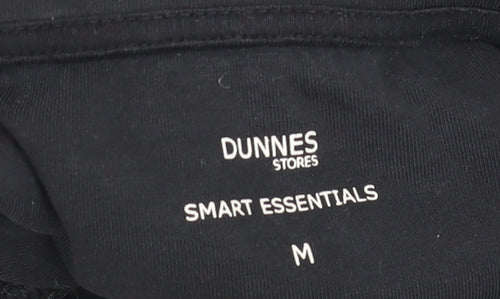 Dunnes Stores Men's Navy 1/2 Zip Mock Neck Sweatshirt M