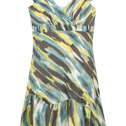 George Women’s Multicoloured Fit & Flare Chiffon Dress Size 20