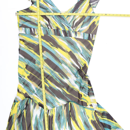 George Women’s Multicoloured Fit & Flare Chiffon Dress Size 20
