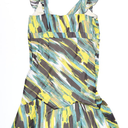 George Women’s Multicoloured Fit & Flare Chiffon Dress Size 20