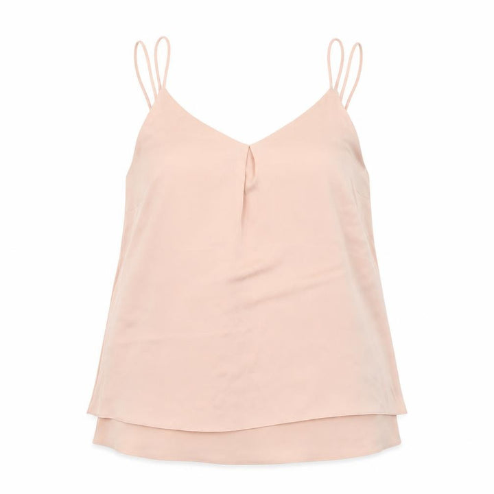 Wallis Womens Beige V-Neck Camisole Tank Top Size 14