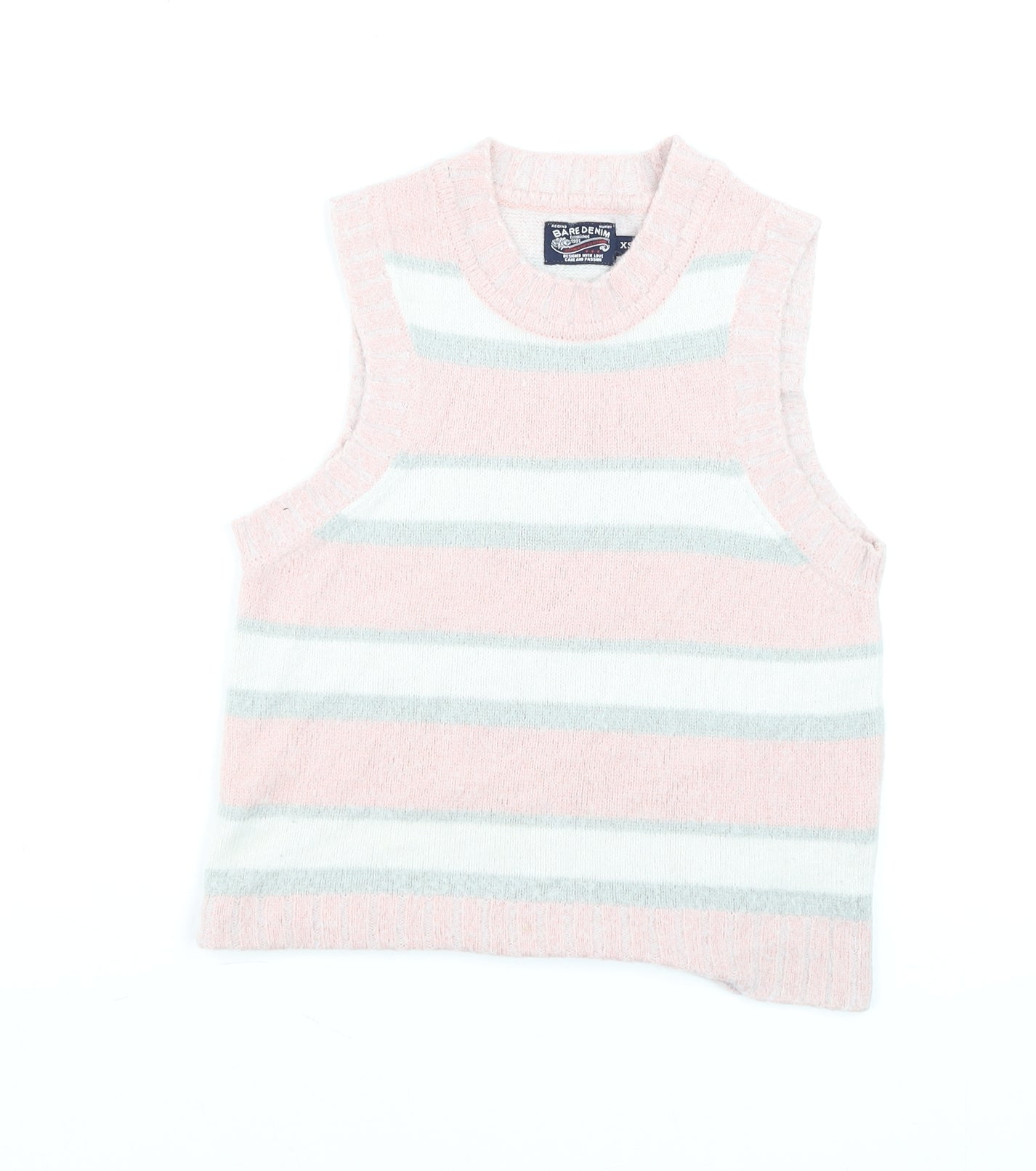 Bare Denim Women's Multicoloured Striped Knit Tank Top XS