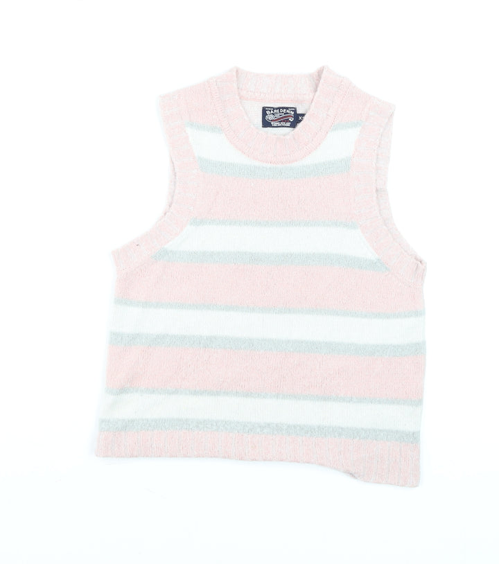 Bare Denim Women's Multicoloured Striped Knit Tank Top XS