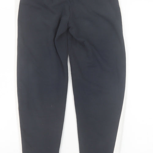 Adidas Girls Black Jogger Trousers 9-10 Years Sports Cotton Blend
