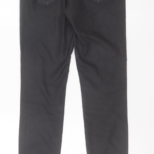 Zara Woman Black Skinny Jeans Women's Size 12 Stretch Denim