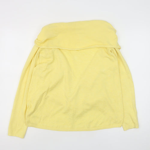 Dunnes Women's Yellow Open Front Long Sleeve Cardigan Size S