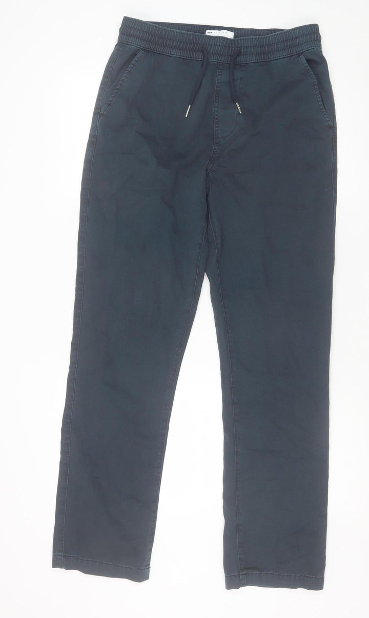 ASOS DESIGN Men's Blue Cotton Jogger Trousers Size S 32in Waist