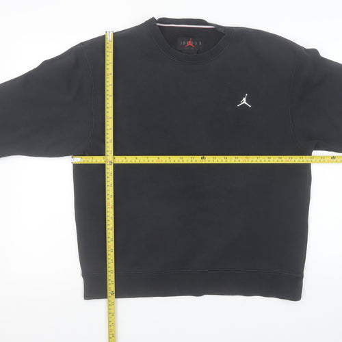 Jordan Men's Black Crew Neck Pullover Sweatshirt Medium