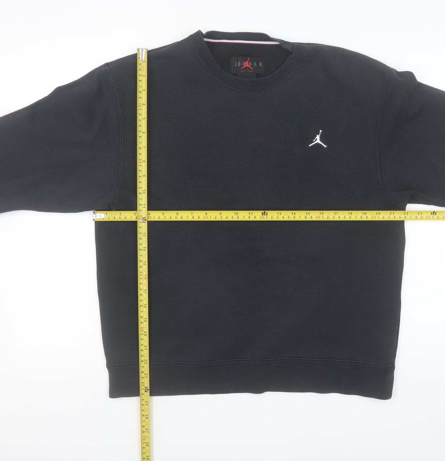 Jordan Men's Black Crew Neck Pullover Sweatshirt Medium