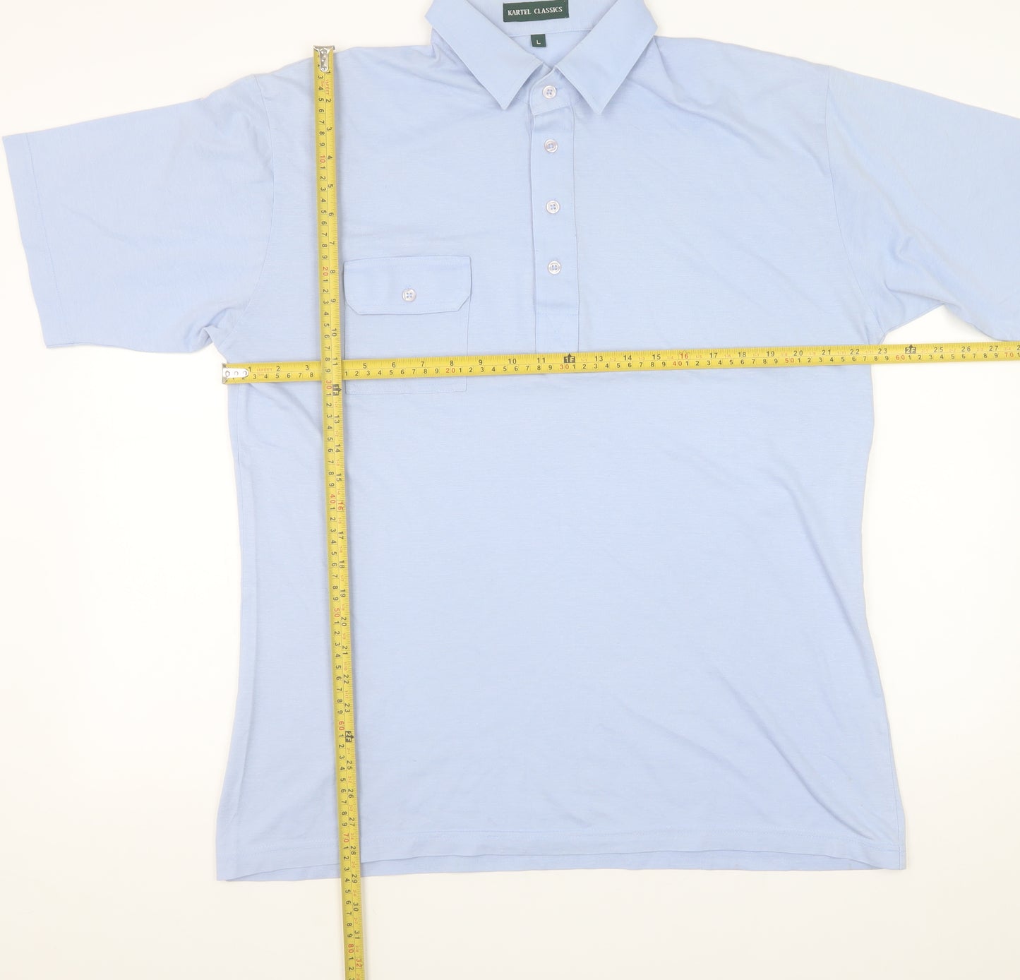 Kartel Classics Men’s Blue Cotton Blend Polo Shirt Size L