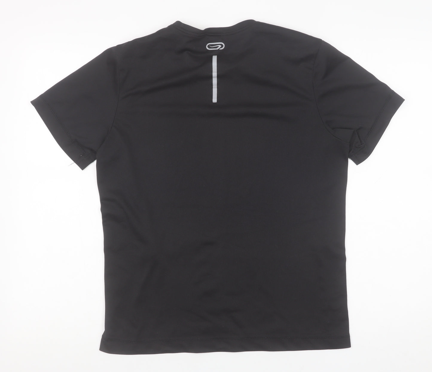 Kalenji Men's Black Running T-Shirt Size S Athletic Fit