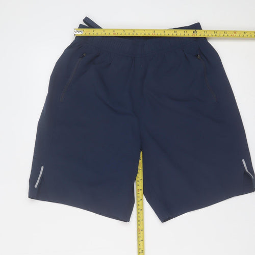 Dunnes Stores Men's Blue Small Athletic Quick Dry Sports Shorts