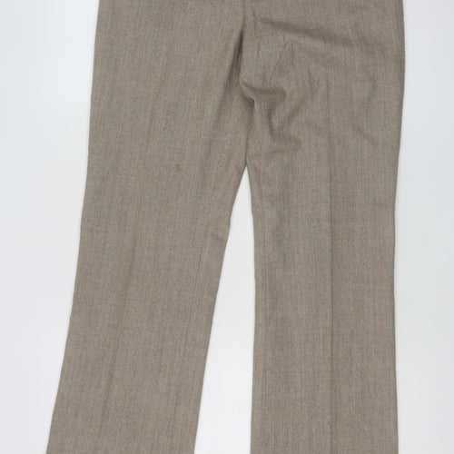 Banana Republic Women’s Beige Wool Stretch Dress Trousers Size 10 Martin Fit