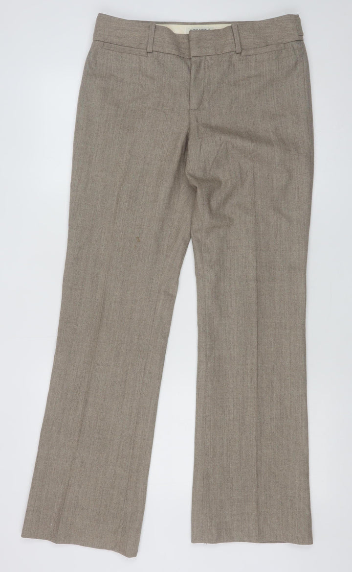 Banana Republic Women’s Beige Wool Stretch Dress Trousers Size 10 Martin Fit