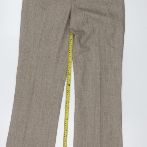 Banana Republic Women’s Beige Wool Stretch Dress Trousers Size 10 Martin Fit