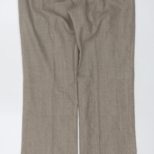 Banana Republic Women’s Beige Wool Stretch Dress Trousers Size 10 Martin Fit