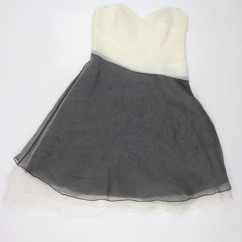 Designers at Debenhams Women’s Grey Strapless A-Line Dress Size 12
