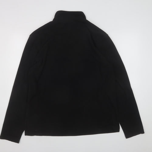 McKenzie Men’s Black Fleece 1/4 Zip Pullover Sweatshirt XL