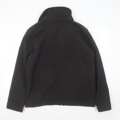 Regatta Mens Black L Softshell Jacket Windproof Water Resistant Outdoor Coat