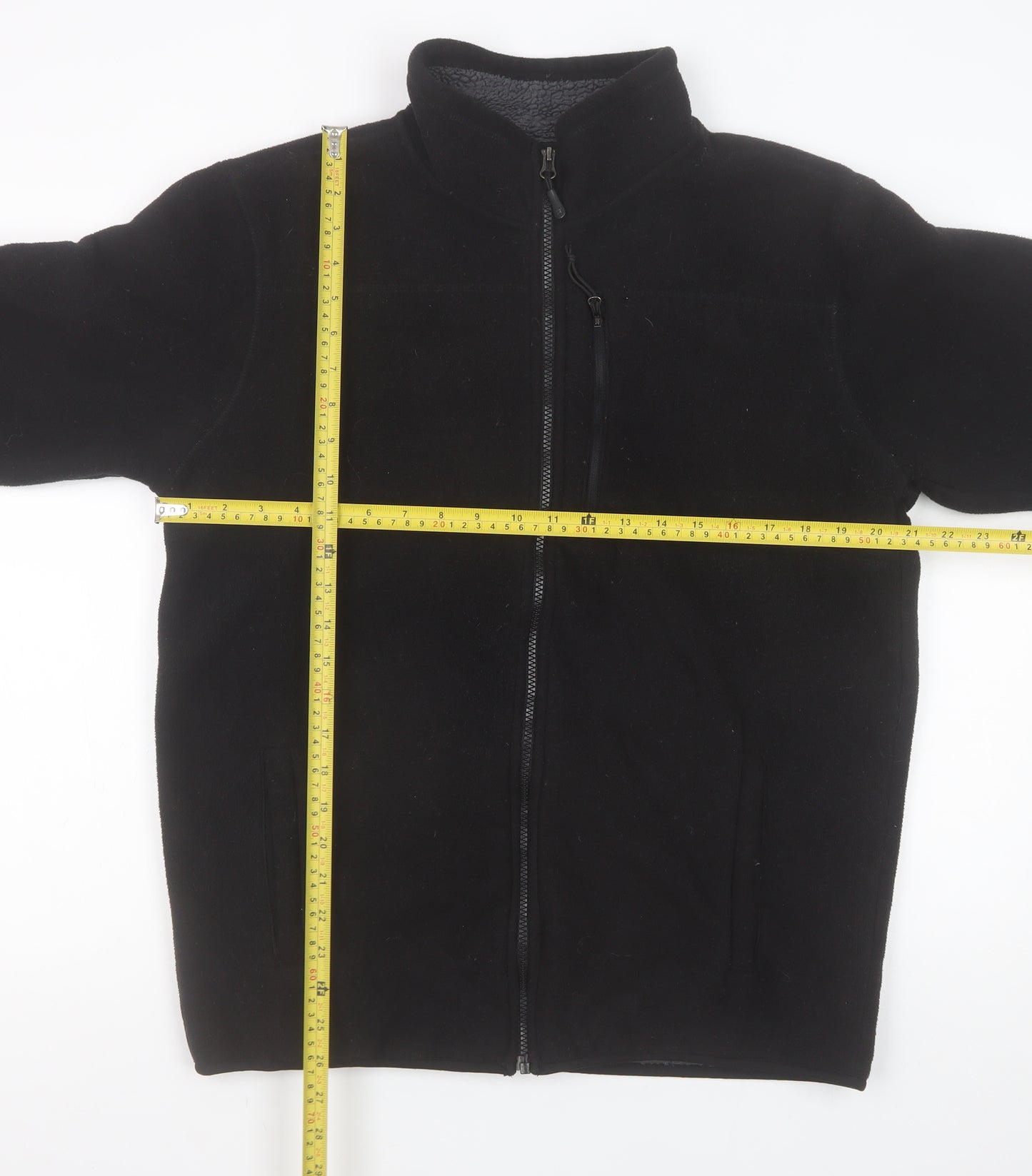 32 Degrees Weatherproof Women's Black Fleece Jacket Size M